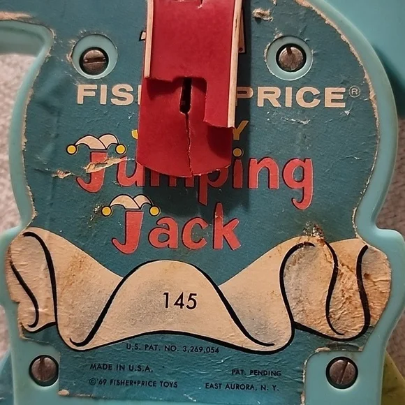 Fisher-Price Blue and Green Jumping Jack  Learning Toy - Picture 5 of 5